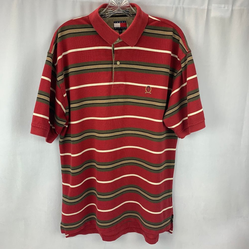 Tommy Hilfiger Men's striped polo size L